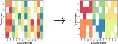 Crop phenotype prediction using biclustering to explain genotype-by-environment interactions